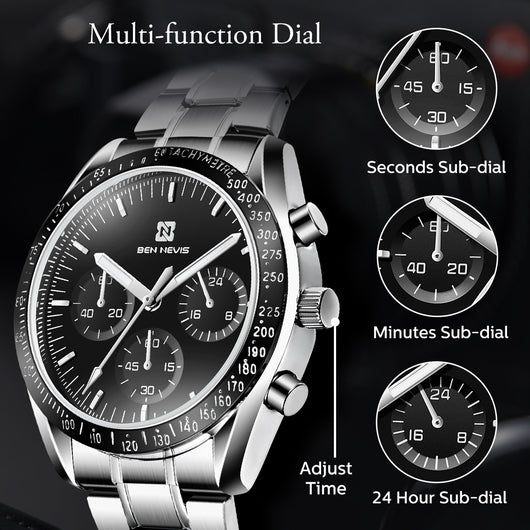Reloj Cuarzo Multifuncional para Hombre - Image 3