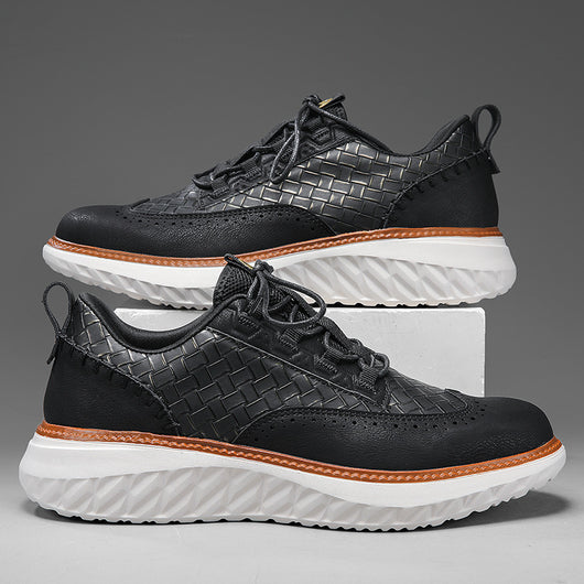 Tenis Deportivos Transpirables con Textura Tejida para Hombre - Image 22