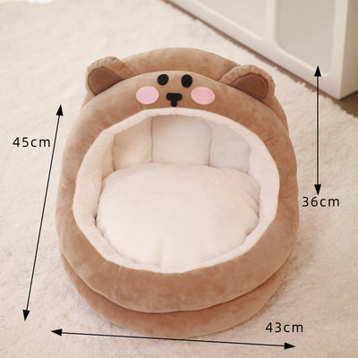 Cama Térmica Acogedora para Gatos y Perros Pequeños - Nido Cálido y Confortable - Image 3
