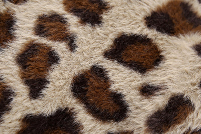 Abrigo Tejido Jacquard con Patrón Animal y Efecto Pelaje Artificial - Image 14