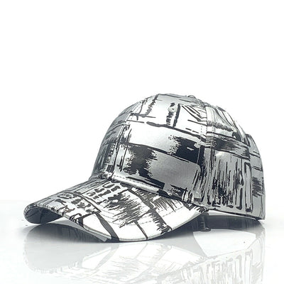 Gorra de Malla Negra y Blanca - Estilo Minimalista - Image 2