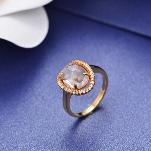 Anillo de Plata Esterlina con Cristal Vintage - Diseño de Personalidad - Image 6