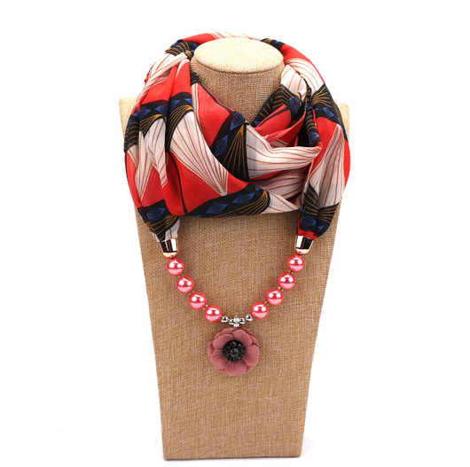Collar Pañuelo de Gasa de Perlas - Image 17