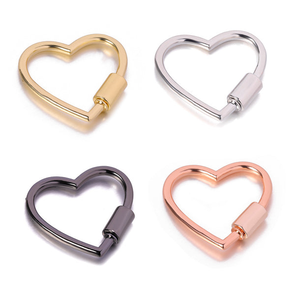 Hebilla Decorativa en Forma de Corazón - Accesorios de Conexión Aleación