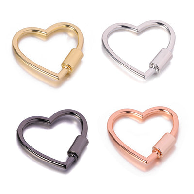 Hebilla Decorativa en Forma de Corazón - Accesorios de Conexión Aleación