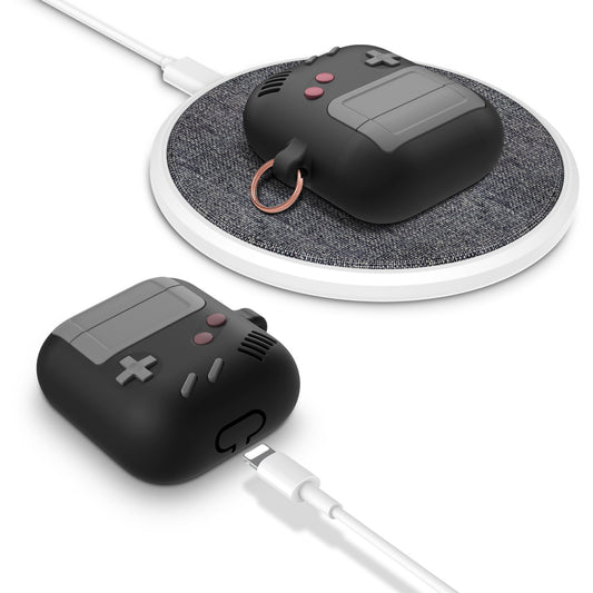 Funda Silicona AirPods Pro Diseño Retro Consola Clásica con Llavero - Image 2