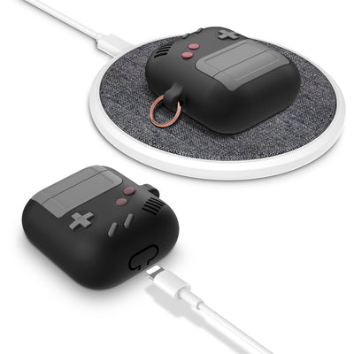 Funda Silicona AirPods Pro Diseño Retro Consola Clásica con Llavero - Image 2