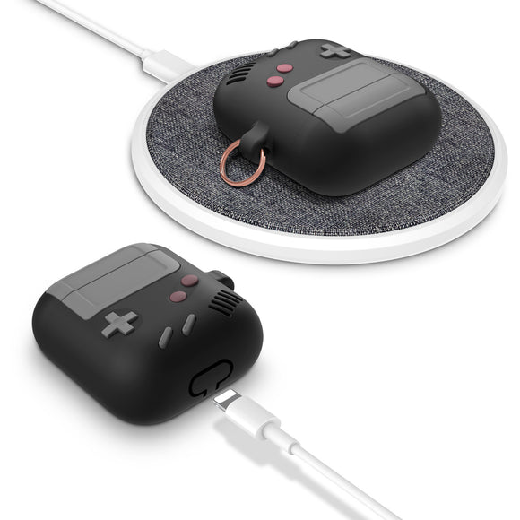Funda Silicona AirPods Pro Diseño Retro Consola Clásica con Llavero