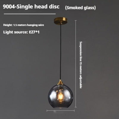 Lámpara Colgante de Cristal para Dormitorio y Sala de Estar - Image 8