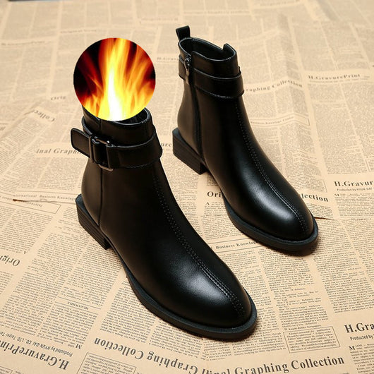 Botas Martin Vintage de Caña Media con Punta Redonda - Image 11