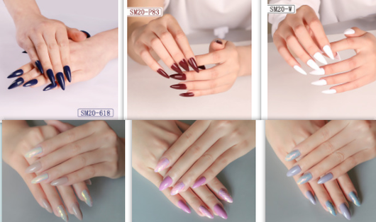 Caja de 24 Parches de Uñas Postizas Autoadhesivas - Image 18