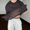 Sudadera Protectora Solar Semitransparente para Hombre con Corte Holgado