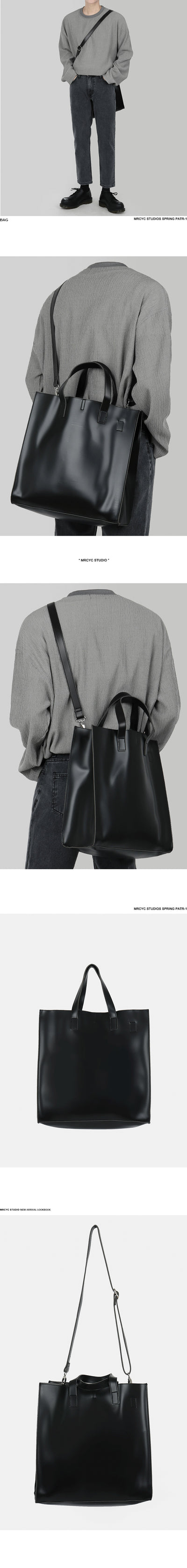 Bolsa Cruzada Hombre Estilo Casual - Capacidad Grande en Cuero PU - Image 6