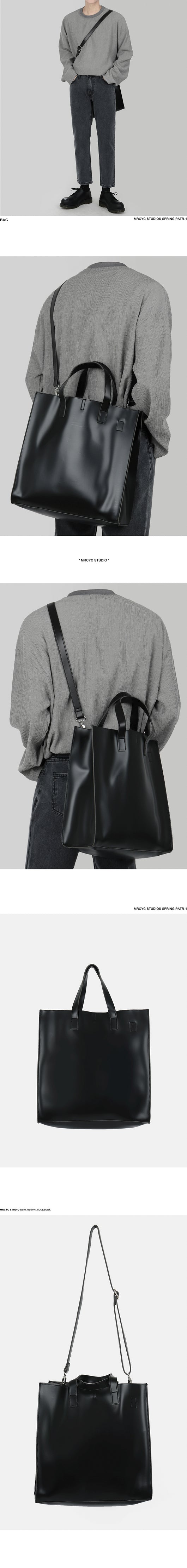 Bolsa Cruzada Hombre Estilo Casual - Capacidad Grande en Cuero PU - Image 6