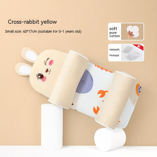 Almohada de Bebé Recién Nacido con Cáscara de Trigo Sarraceno y Algodón Puro - Image 6