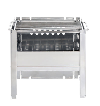 Asador Portátil Dual 2 en 1 de Acero Inoxidable con Parrilla Desmontable - Image 9