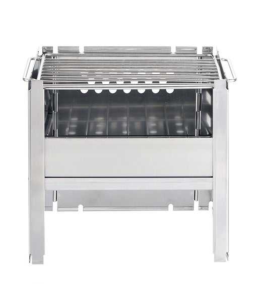 Asador Portátil Dual 2 en 1 de Acero Inoxidable con Parrilla Desmontable - Image 9