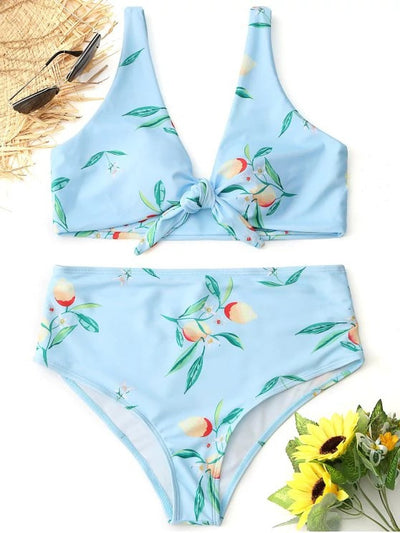 Bikini Reversible con Nudos - Traje de Baño Dos en Uno - Image 17