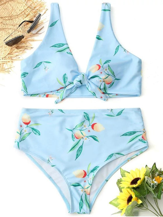 Bikini Reversible con Nudos - Traje de Baño Dos en Uno - Image 17