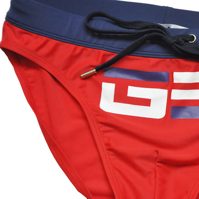 Bóxer de Baño Colorblock Estampado para Hombre - Image 5