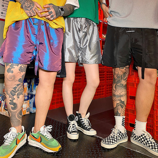 Shorts de Moda Urbana Multicolor para Hombre y Mujer