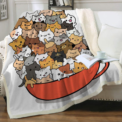 Manta Sherpa para Niños con Estampado de Animales - Doble Capa - Image 17