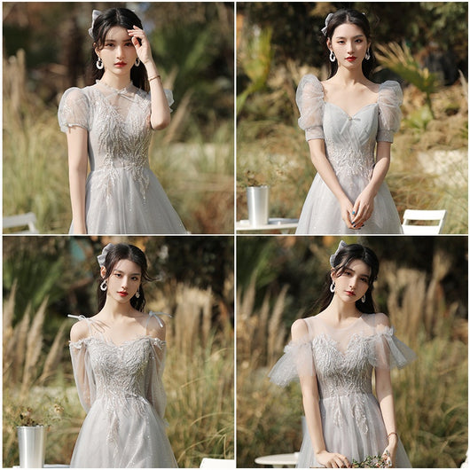 Vestido Slim Fit Gris para Mujer - Diseño Moderno y Versátil - Image 8