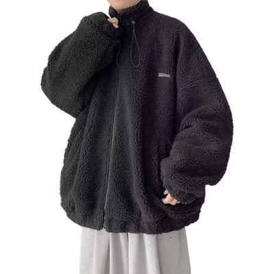 Abrigo Casual Holgado para Hombre Otoño Invierno con Forro Polar Acolchado - Image 2