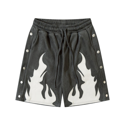 Shorts Contraste Terciopelo Flame con Solapa Doble - Image 8
