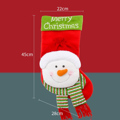 Medias Navideñas Decorativas - Juego de Tamaños Grande, Mediano y Pequeño - Image 19