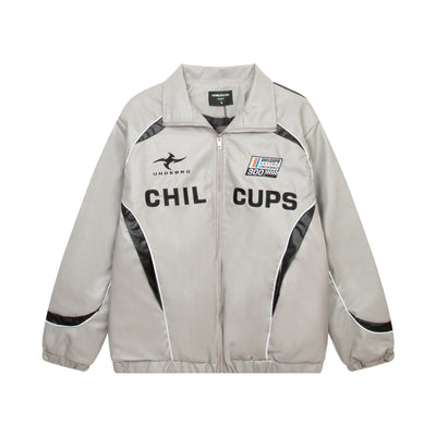Chaqueta de Cuero PU Bordada para Motociclista - Diseño Holgado Americano - Image 16