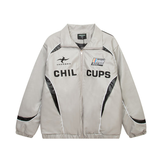 Chaqueta de Cuero PU Bordada para Motociclista - Diseño Holgado Americano - Image 16