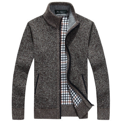 Cardigan de Cuello Alto para Hombre - Suéter Elegante y Versátil - Image 5