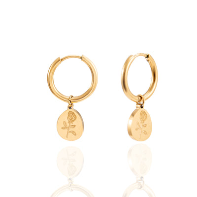 Juego de Aretes y Collar en Oro 18K Diseño Minimalista - Image 5