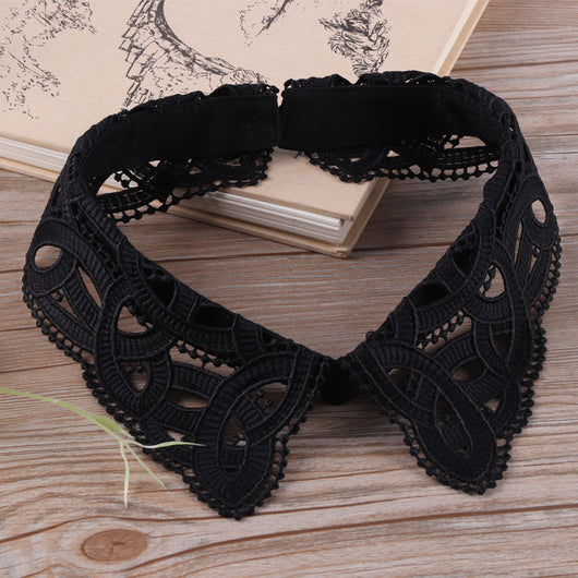 Cuello Falso Retro de Algodón con Encaje Desmontable para Mujer - Image 66