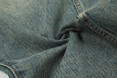 Pantalones Hombre Efecto Desgastado Corte Recto Suelto - Image 13