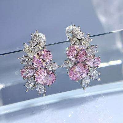 Aretes Ovalados de Plata con Corte Flor de Hielo - Image 9