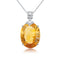 Elegant Natural Citrine Pendant Light Luxury Citrine