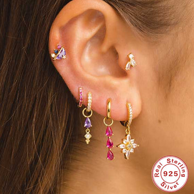 Aretes de Plata 925 Libélula con Diamantes y Ojo de Caballo - Image 19