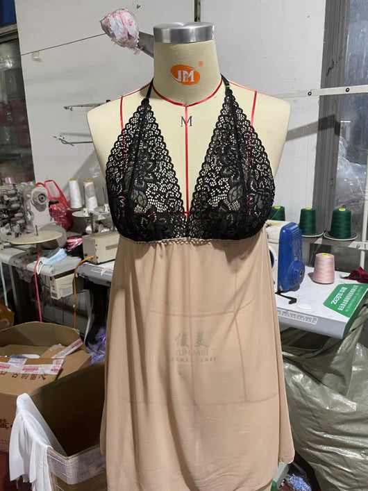 Pijama Corto Tentación Espalda Descubierta para Mujer - Image 7