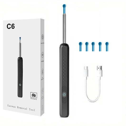 Otoscopio HD Impermeable con Luz LED y Función Limpieza de Oídos - Image 6