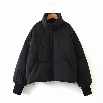Chaqueta Acolchada Urban Leisure con Cuello Parado para Mujer - Image 16