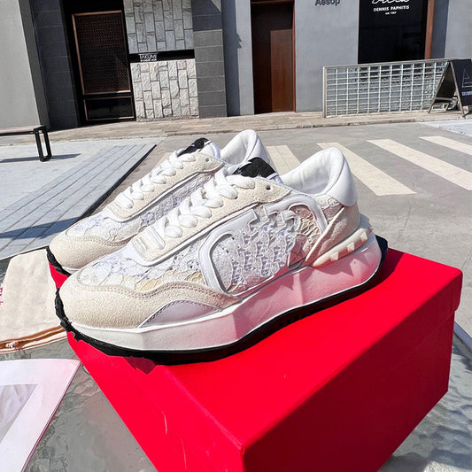 Zapatos Casuales Mujer con Plataforma Gruesa y Punta Redonda