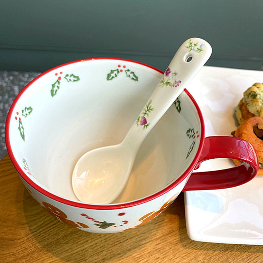 Taza Cerámica Grande Muñeco de Jengibre con Asa - Image 3