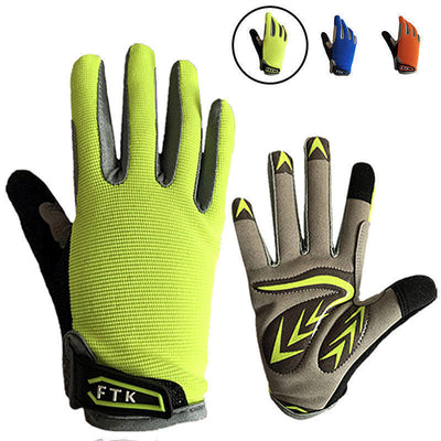 Guantes Largos de Ciclismo Infantil con Agarre Antideslizante
