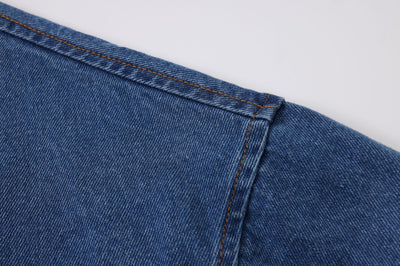 Chaqueta Denim Desgastada Heavy Wash Maychao - Image 17