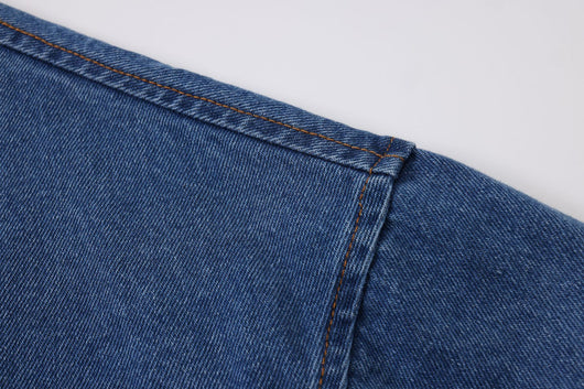 Chaqueta Denim Desgastada Heavy Wash Maychao - Image 17