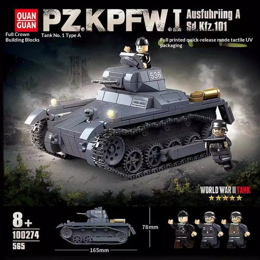 Juego de Construcción Tanque Militar - Bloques Armables