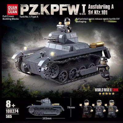 Juego de Construcción Tanque Militar - Bloques Armables