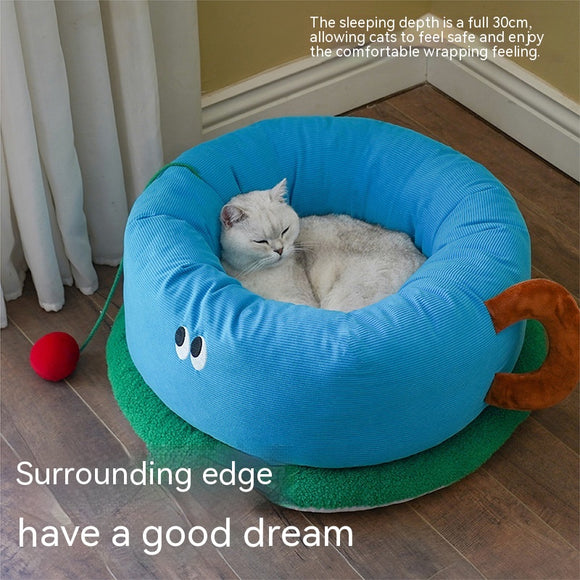 Cama Cómoda para Perros Pequeños - Diseño 4 Estaciones Universal